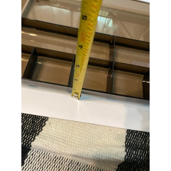 Vintage Brown Plastic Drawer Office Organizer - Picture 4 of 5